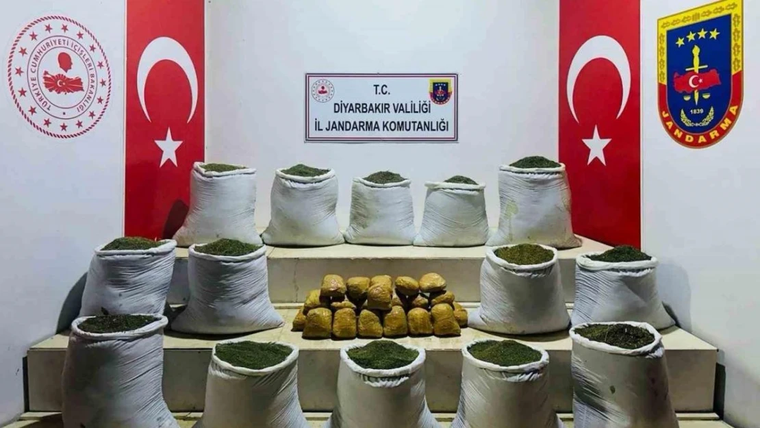 Diyarbakır'da 381 kilo esrar ele geçirildi