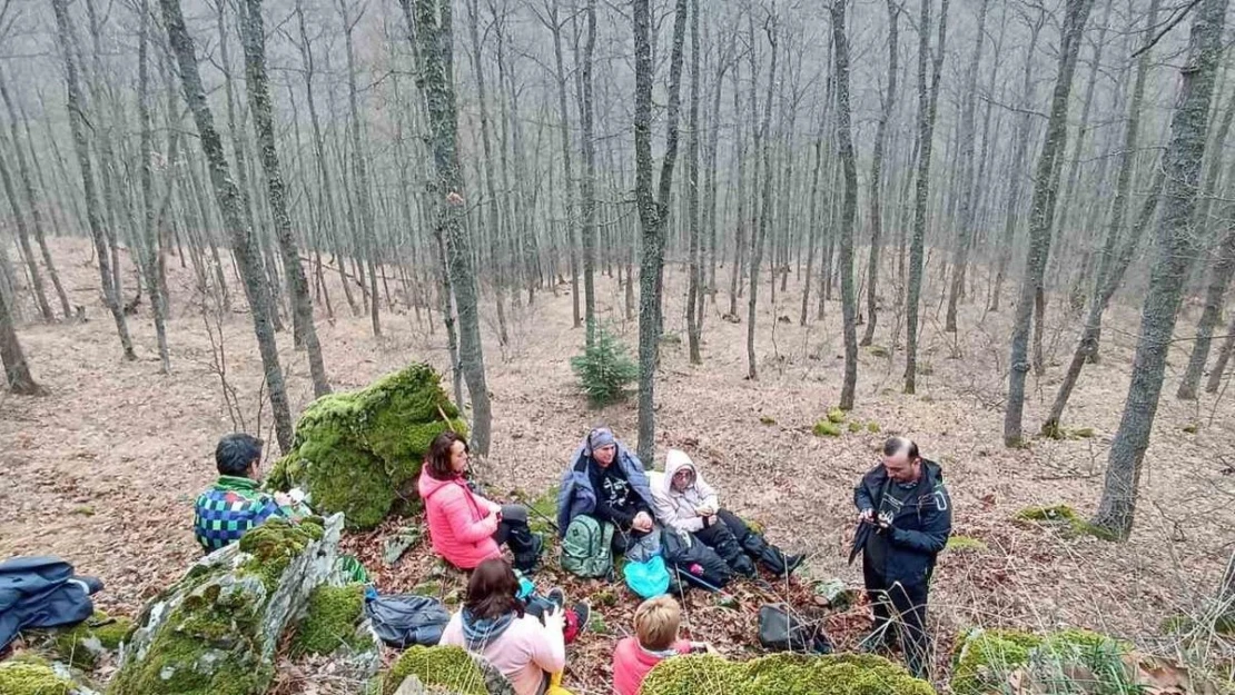 Doğa tutkunları karların erimesi sonrası oluşan manzarayı fotoğrafladı