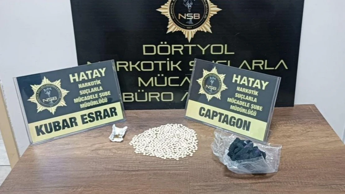 Dörtyol'da uyuşturucu madde ele geçirildi