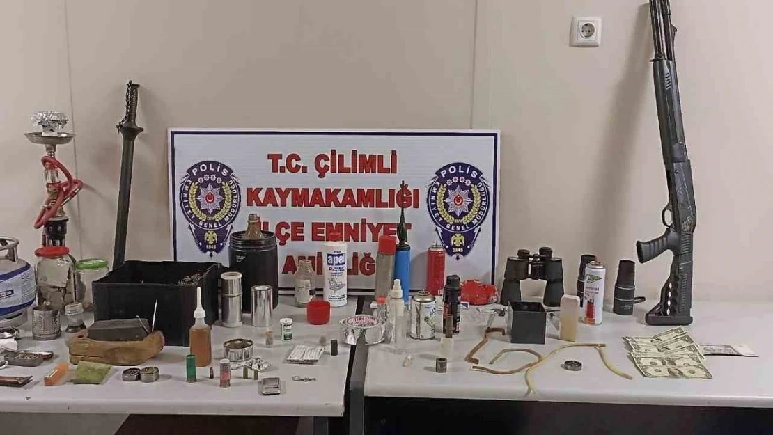 Düzce'de polis ekiplerinden uyuşturucu operasyonu