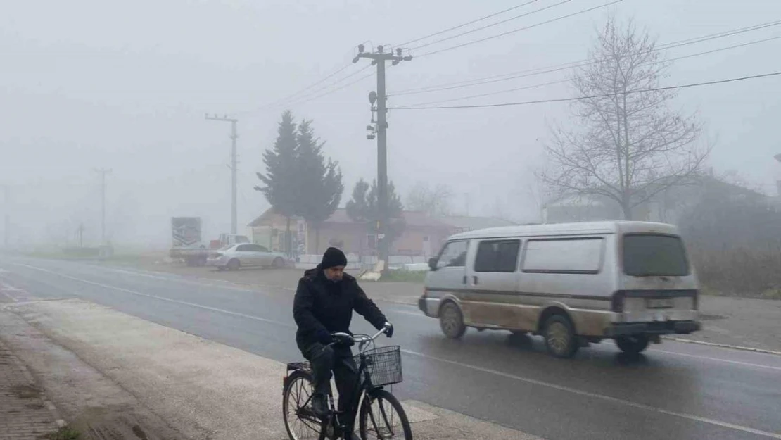 Düzce'de sis etkili oluyor