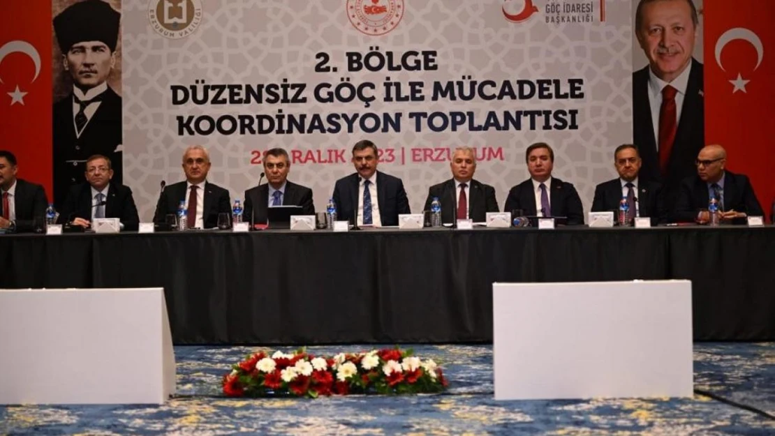 Düzensiz Göçle Mücadele Koordinasyon Toplantısı Erzurum'da gerçekleşti