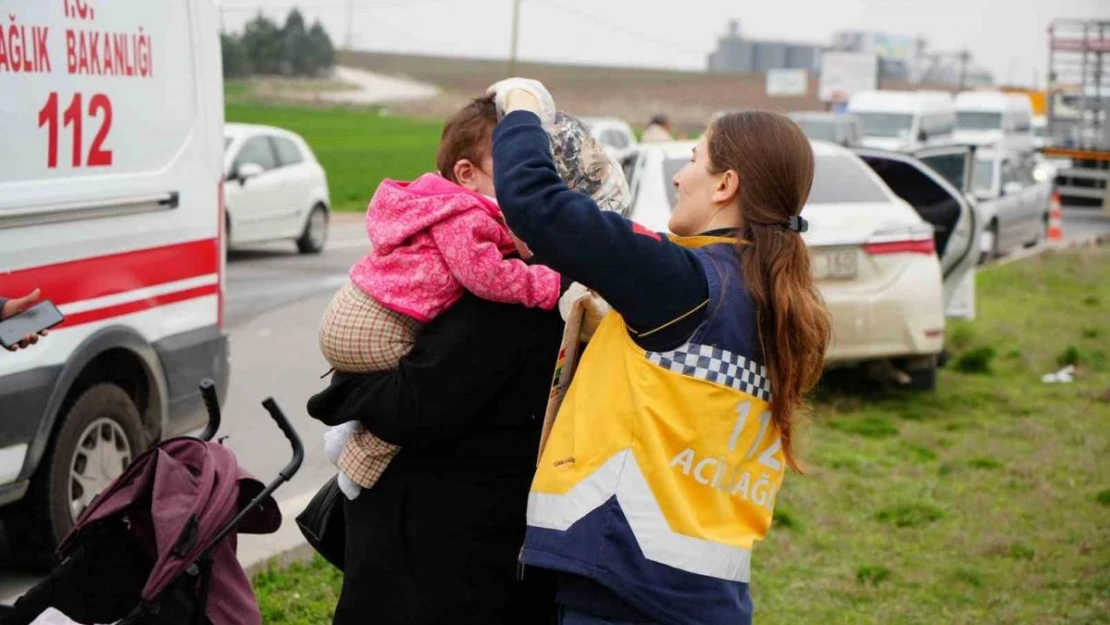 Edirne'de iki otomobil çarpıştı: 5 yaralı