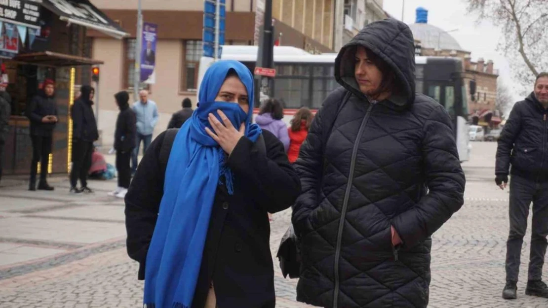 Edirne'de soğuk hava hayatı olumsuz etkiledi