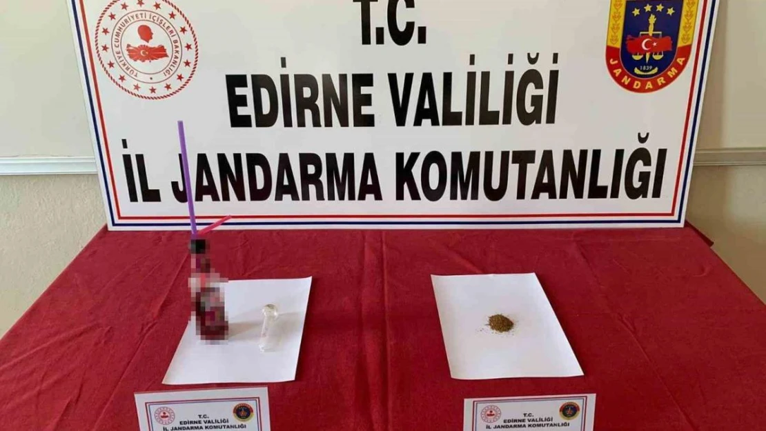 Edirne'de uyuşturucu operasyonu: 3 gözaltı