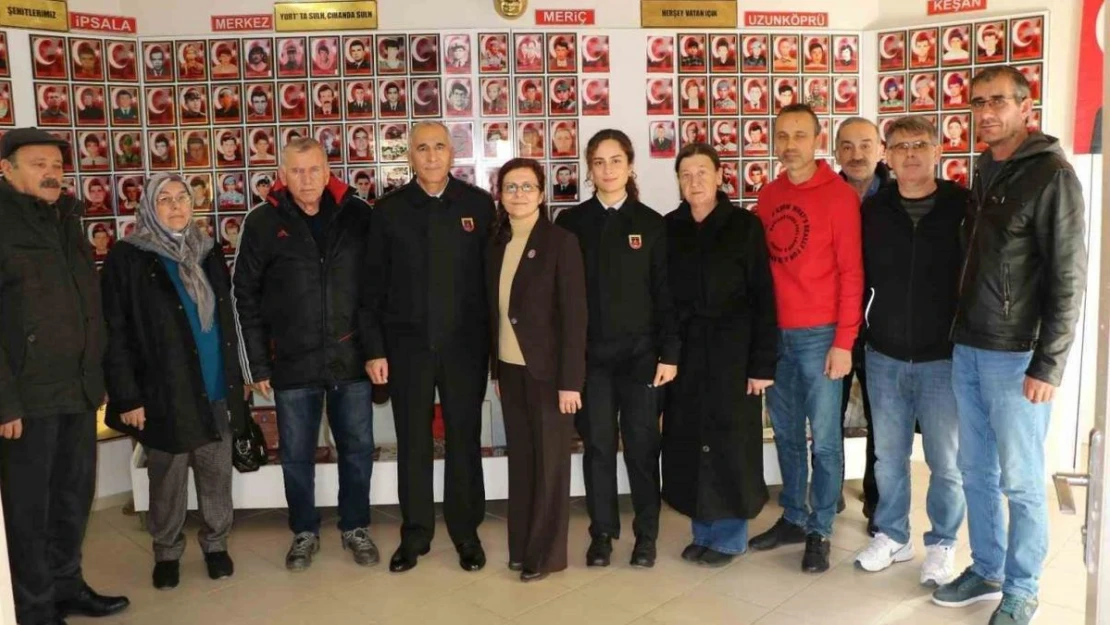 Edirne Jandarma Komutanı Büber şehit aileleriyle bir araya geldi