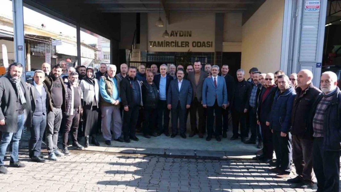 Efeler Belediye Başkan Adayı Pehlivan, sanayi esnafı ile buluştu