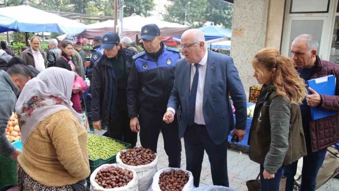 Efeler Belediyesi Zabıtası pazar yeri denetimi gerçekleştirdi