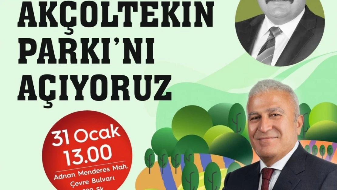 Efeler'de Akçöltekin'in adının verildiği park açılış için gün sayıyor