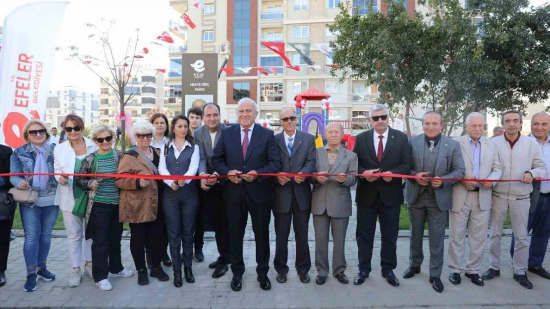 Efeler'de Memiş Dinç Parkı hizmete açıldı