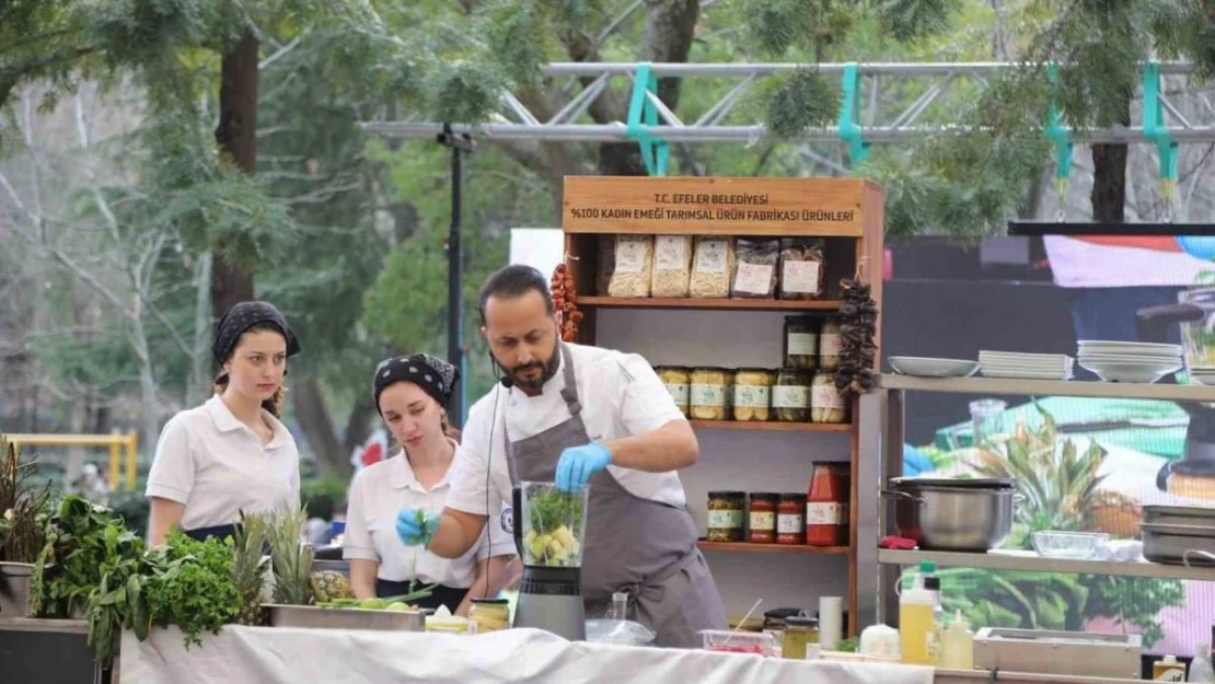 Efeler Gastronomi Festivali'nde lezzet şöleni yaşandı