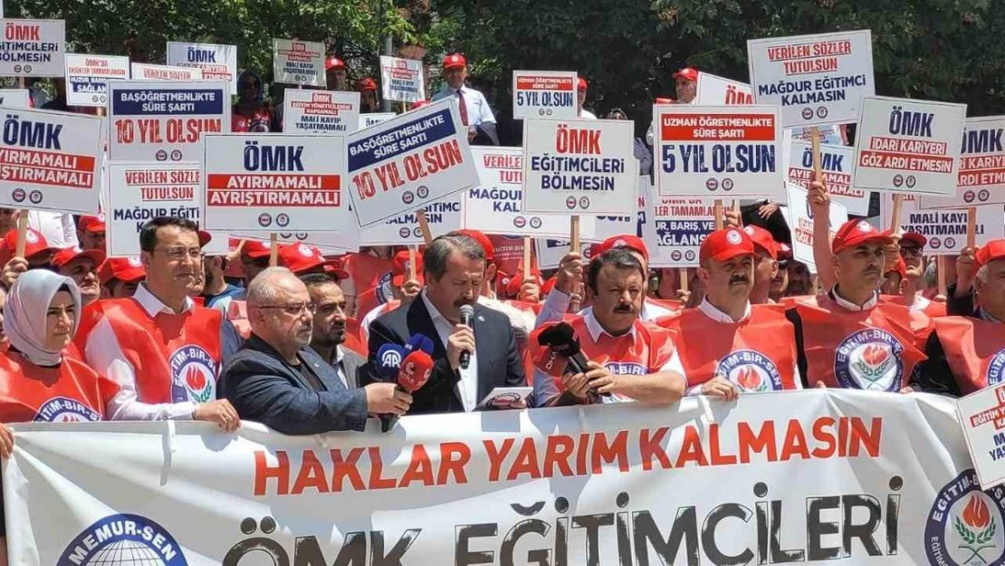 Eğitim-Bir-Sen Genel Başkanı Yalçın: 'Özel sektördeki öğretmenler 'Öğretmenlik Meslek Kanunu'  kapsamı dışında tutulamaz'