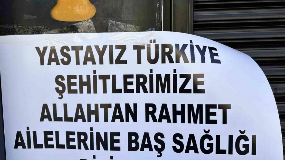 Eğlence mekanı şehit haberlerinin ardından kepenk kapattı