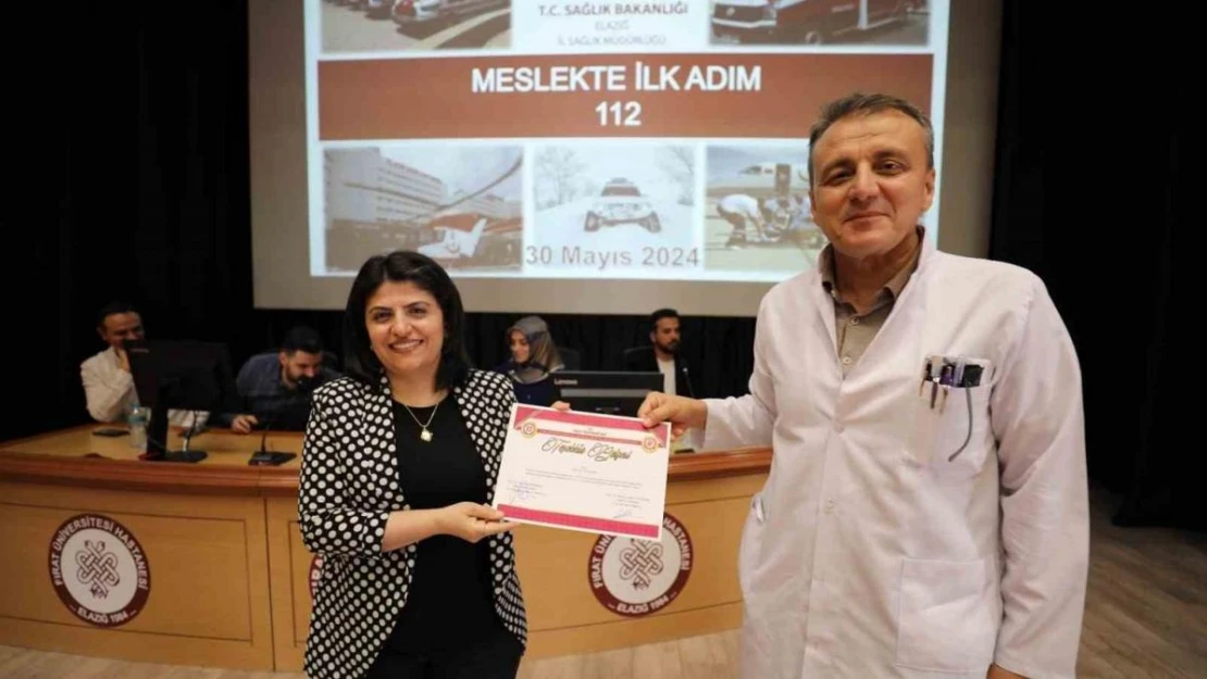 Elazığ'da 'Meslekte İlk Adım 112' paneli düzenlendi