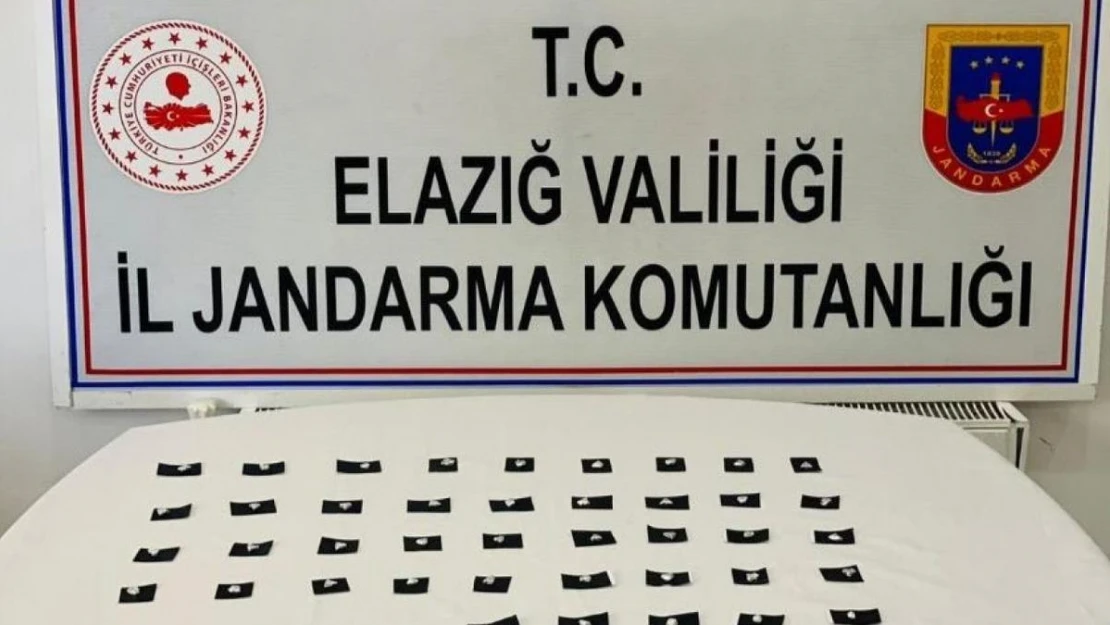 Elazığ'da 211 adet uyuşturucu hap ele geçirildi