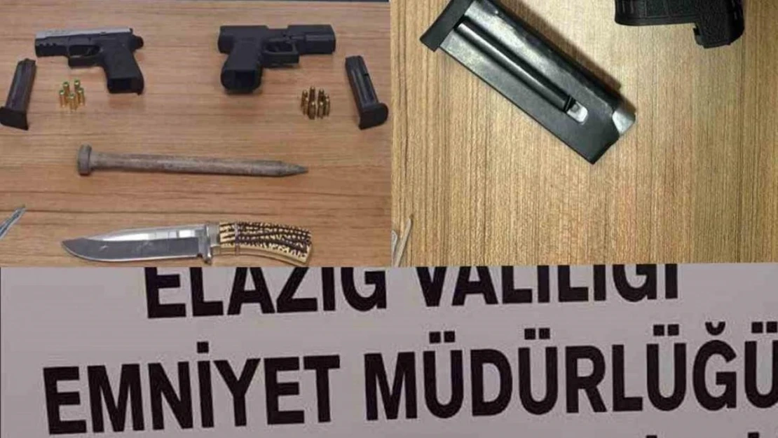 Elazığ'da aranan 9 şüpheli yakalandı