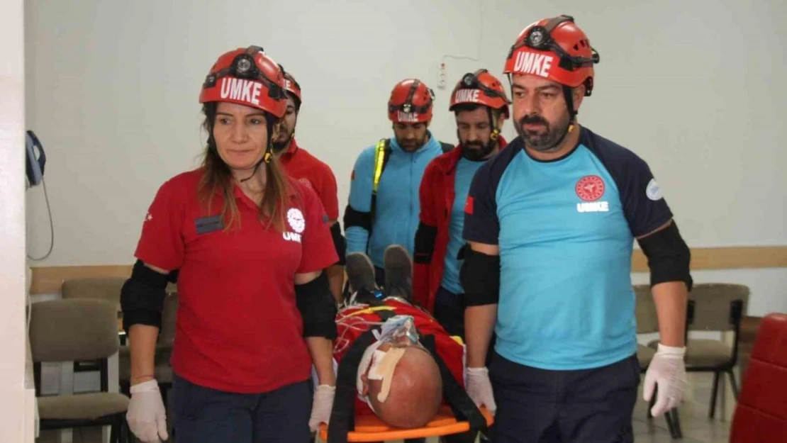 Elazığ'da deprem ve yangın tatbikatı