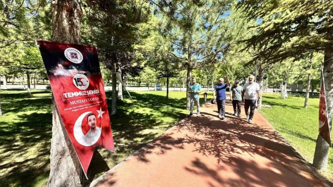 Elazığ'da şehitler yolu yürüyüş parkuru ve sergi açılışı