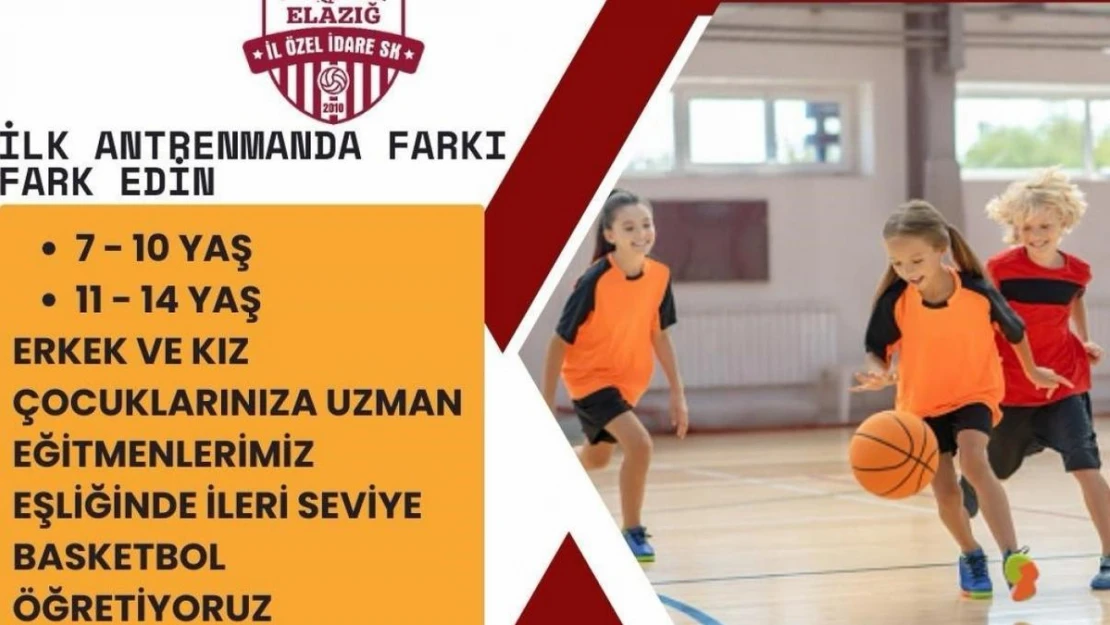 Elazığ İl Özel İdare SK, spor okulu eğitimlerine başlıyor