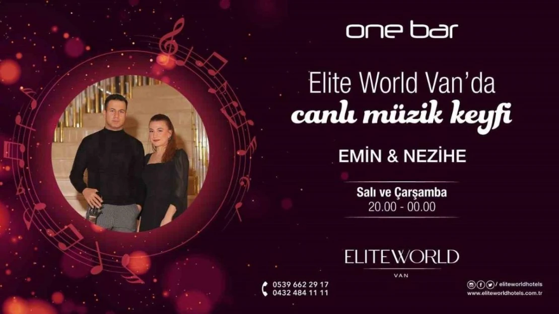 Elite World'den canlı müzik hizmeti