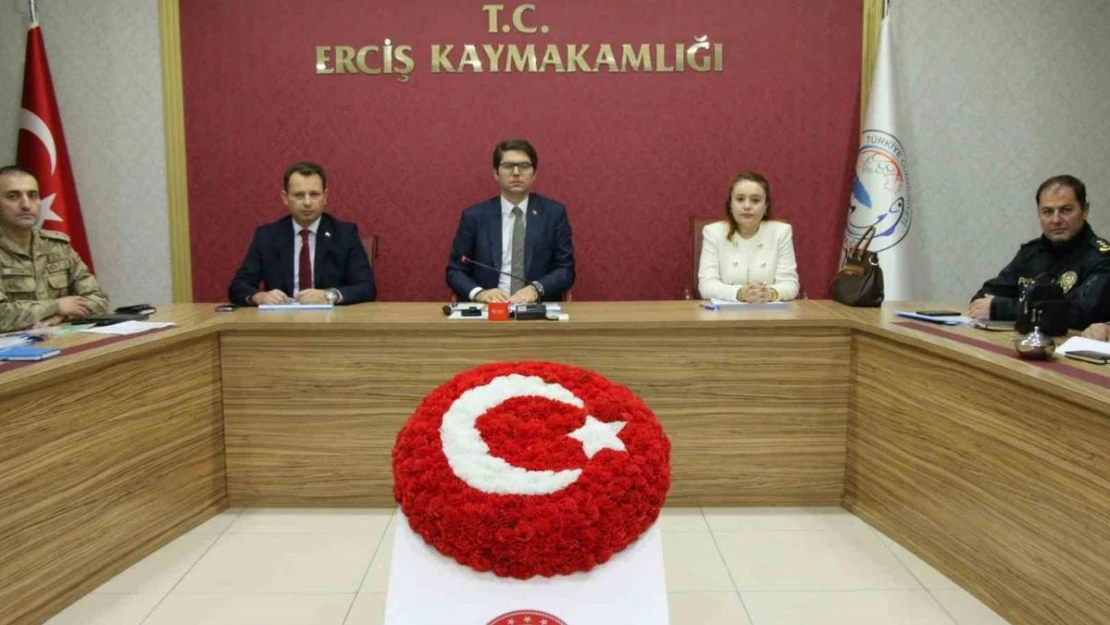 Erciş'te 'Seçim Güvenliği ve Koordinasyon Toplantısı' yapıldı