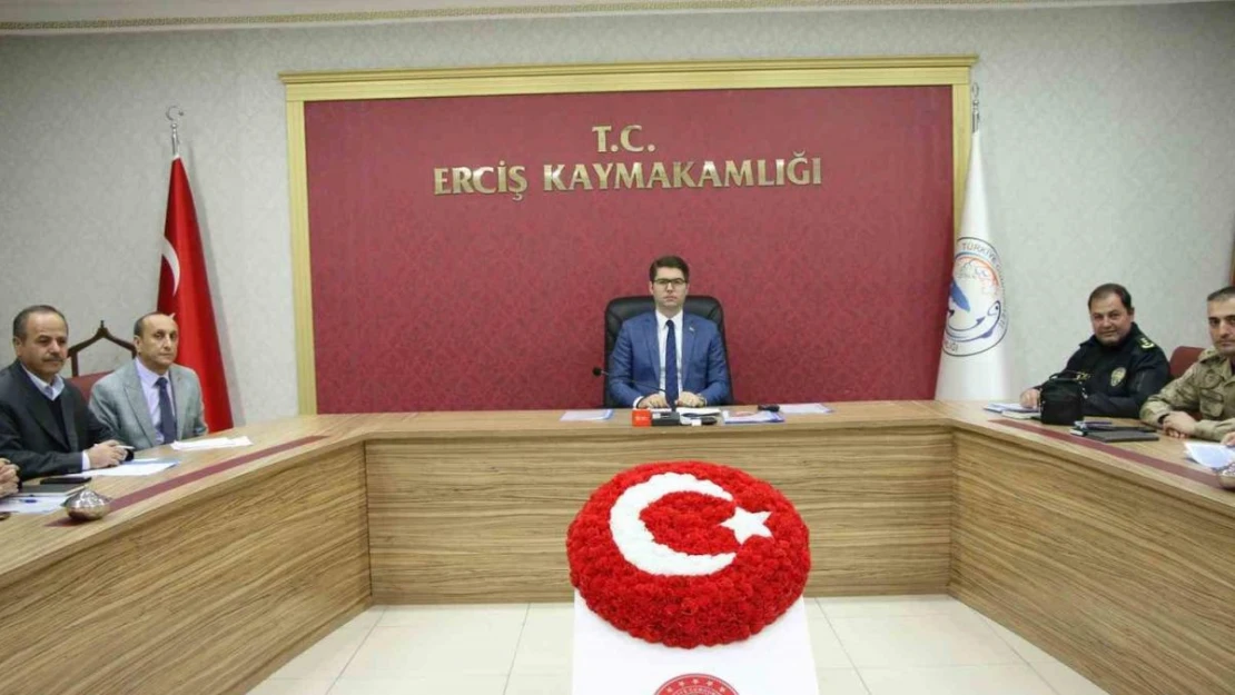 Erciş'te kış tedbirleri toplantısı yapıldı