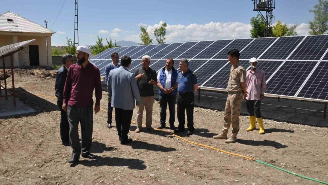 Erentepe Belediyesinin güneş enerjisi santralinin açılışı yapıldı