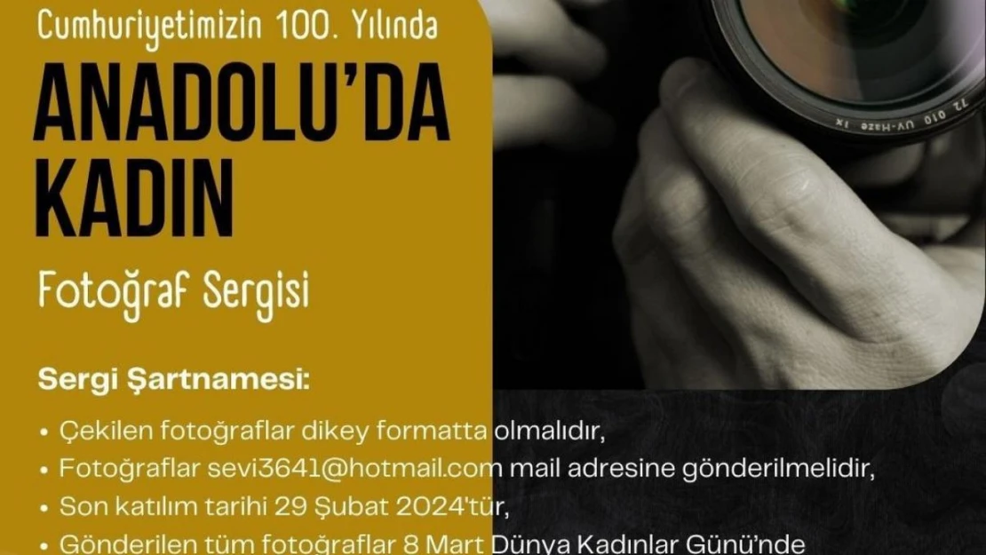 Ersander'den, 'Anadolu'da Kadın' konulu fotoğraf sergisi