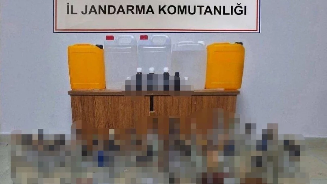 Erzincan'da 50 litre sahte alkol ele geçirildi