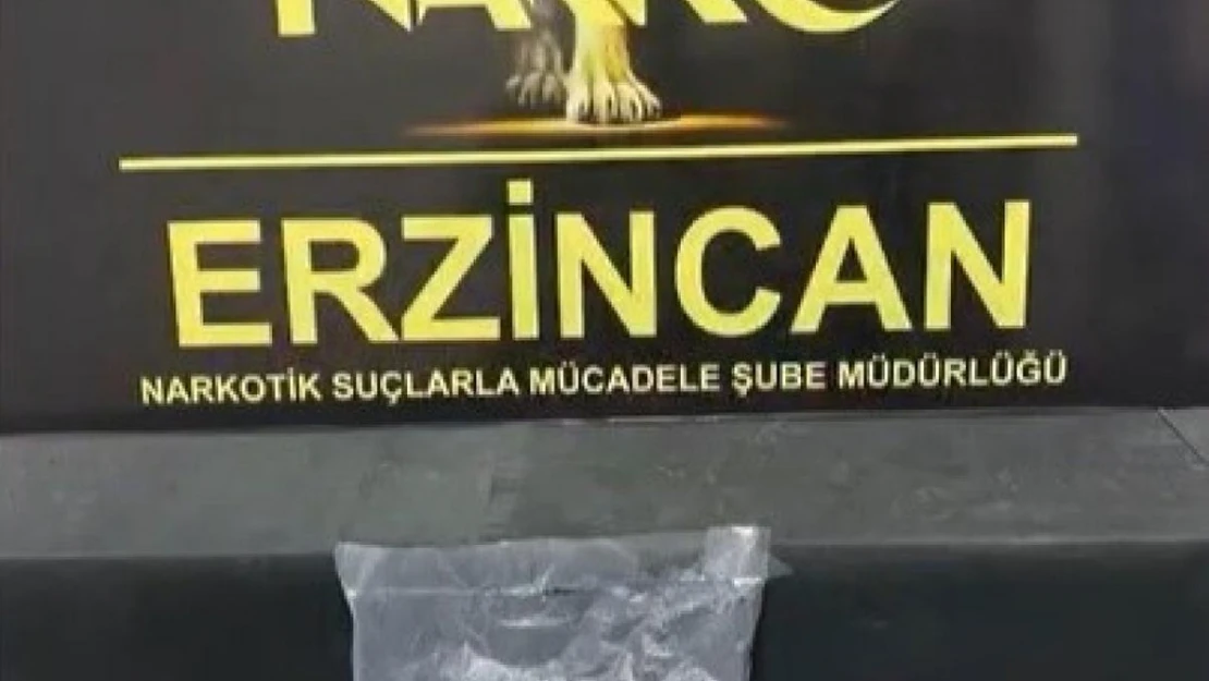 Erzincan'da 523 gram skunk ele geçirildi