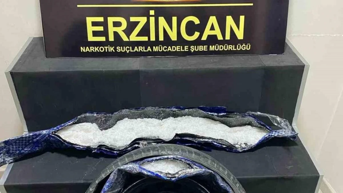 Erzincan'da 6 milyon liralık metamfetamin ele geçirildi, 2 zanlı tutuklandı