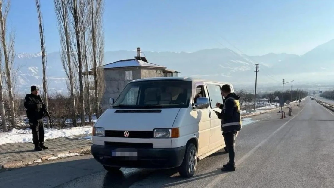 Erzincan'da asayiş uygulaması