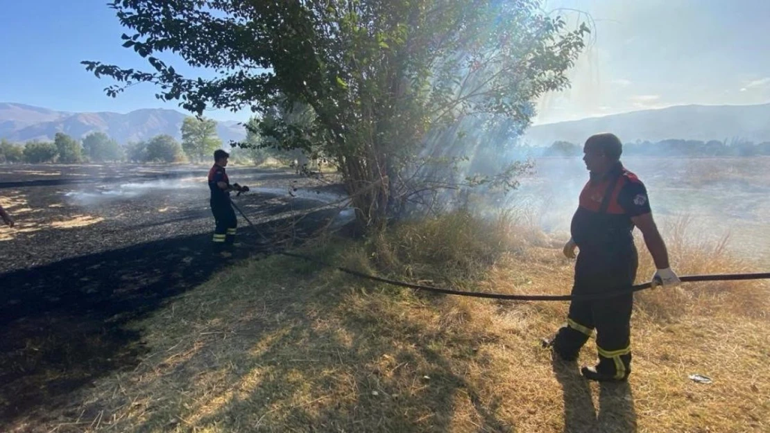 Erzincan'da çıkan ot yangınları söndürüldü