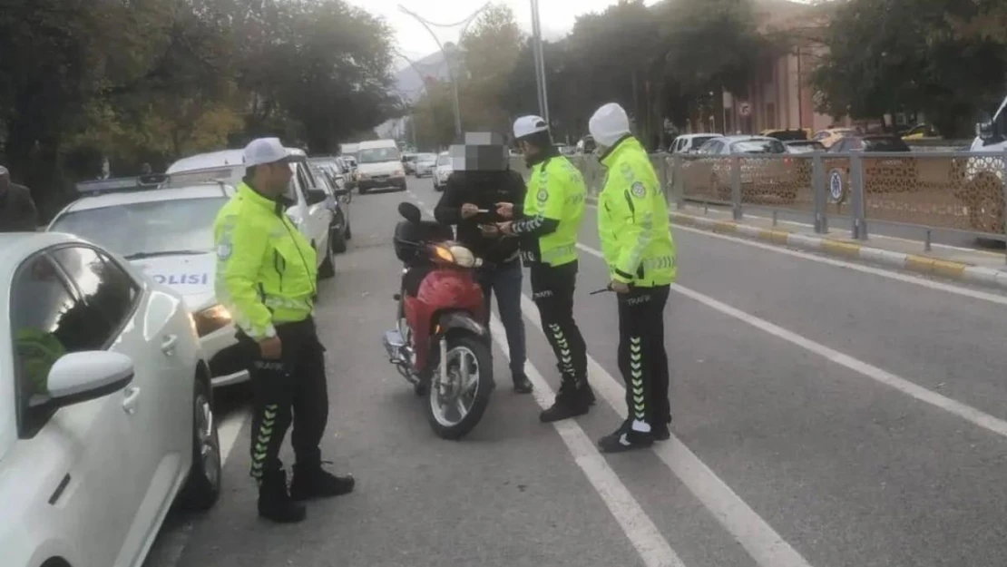 Erzincan'da motosiklet denetimi