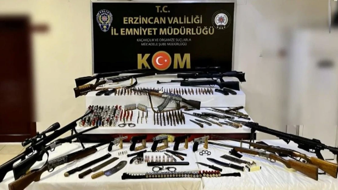 Erzincan'da suç örgütlerine yönelik operasyon: 6 gözaltı