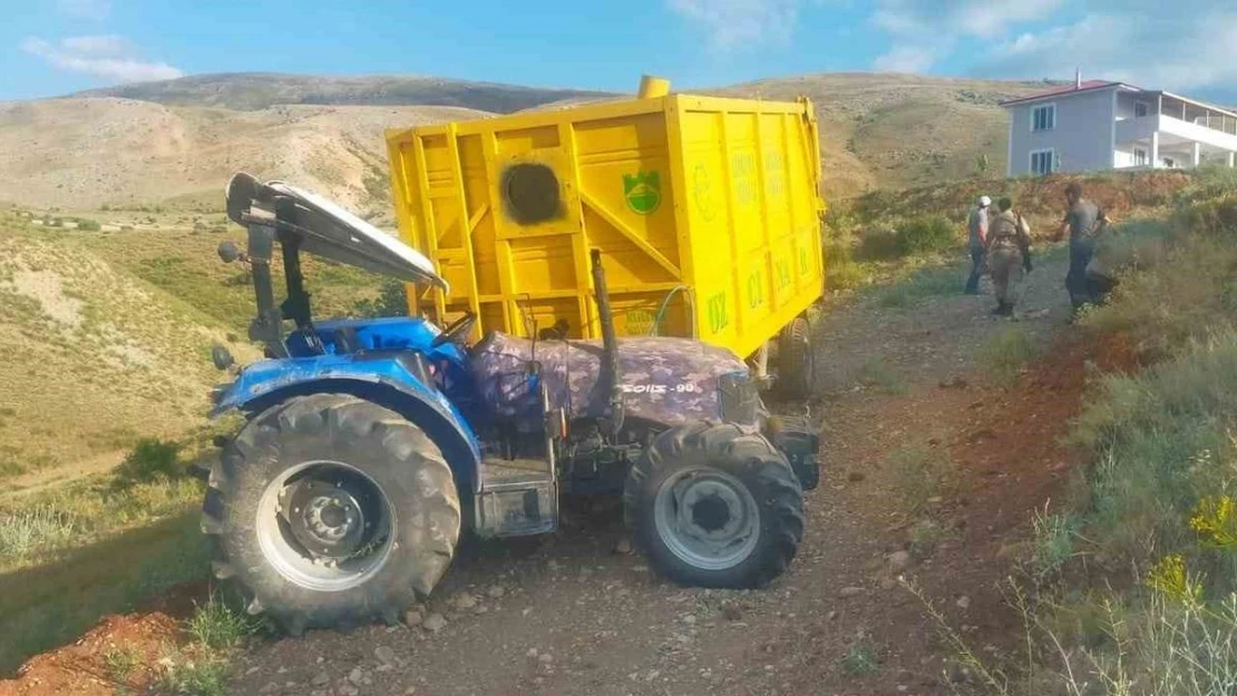 Erzincan'da traktör kazası: 1 ölü 1 yaralı