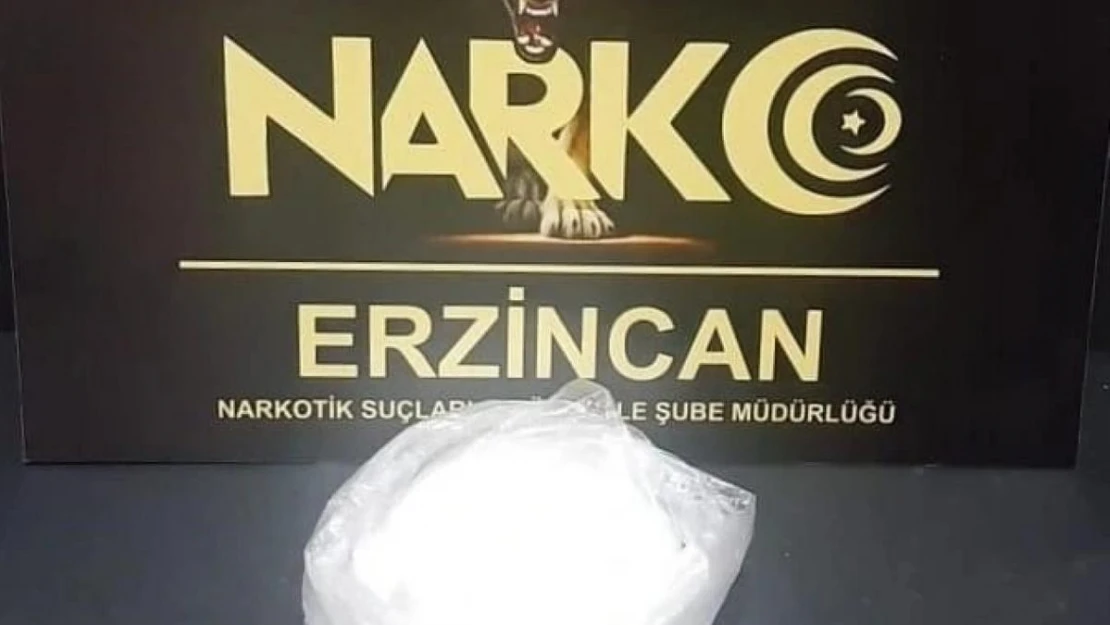 Erzincan'da uyuşturucu ticareti yaptığı öne sürülen zanlı tutuklandı