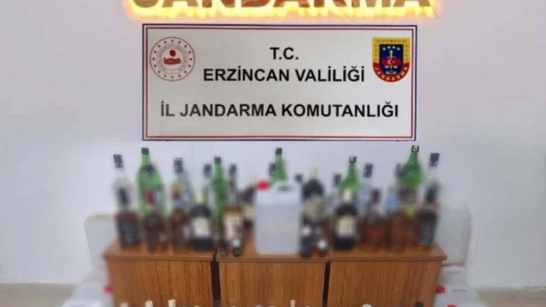 Erzincan'da yılbaşı öncesi kaçak ve sahte alkol operasyonu