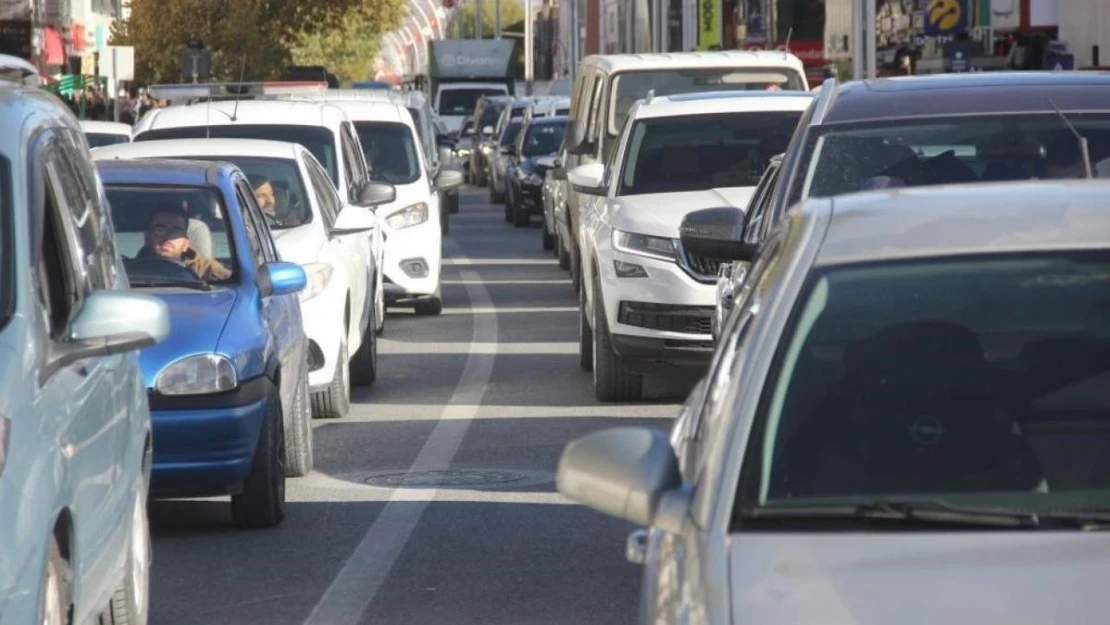 Erzincan'daki araç sayısı 70 bin 732 oldu