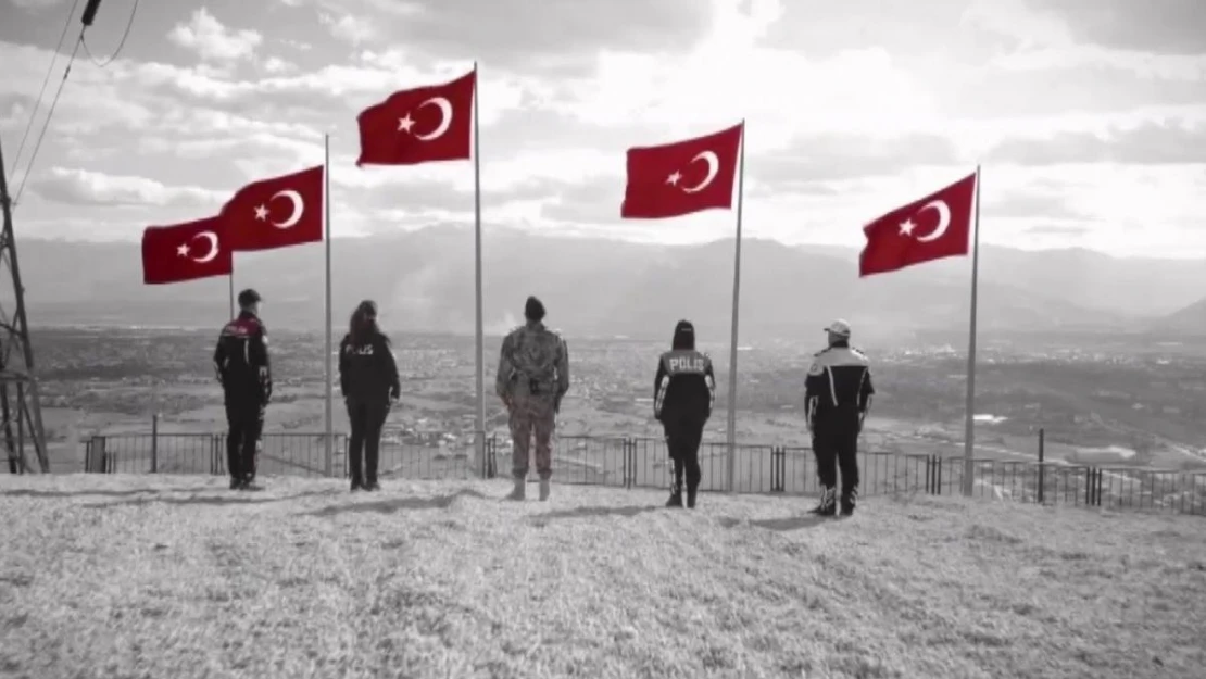 Erzincan Emniyet Müdürlüğünden Atatürk'e özel video klip