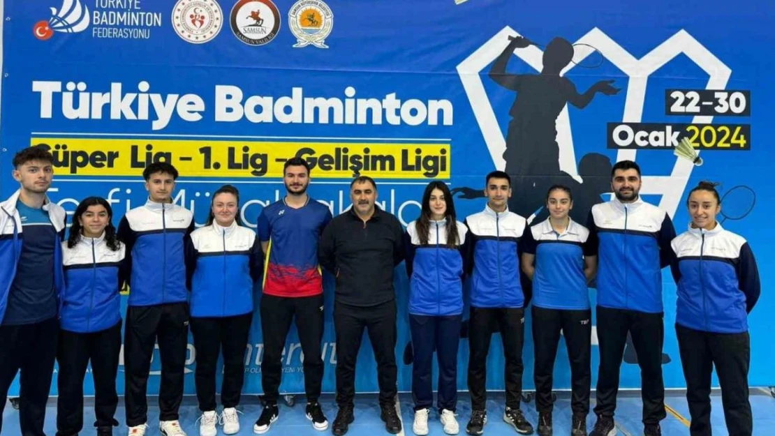 Erzincan'ın 2 kulübü Badminton Süper Ligine yükseldi