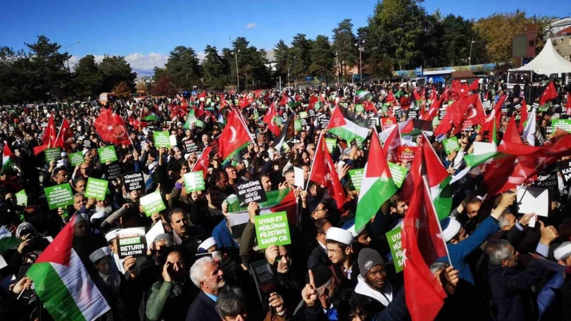 Erzurum'da 'Özgür Kudüs' etkinliği