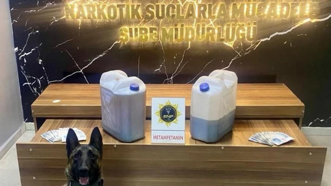 Erzurum'da 30 kilogram metamfetamin ele geçirildi