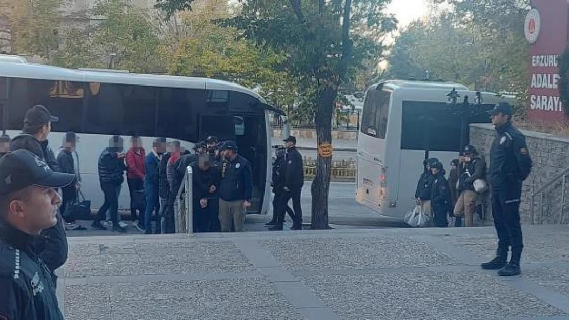 Erzurum'da dolandırıcılık operasyonu: 43 gözaltı