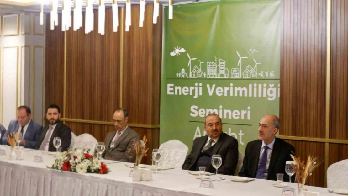 Erzurum'da enerji verimliliği masaya yatırıldı