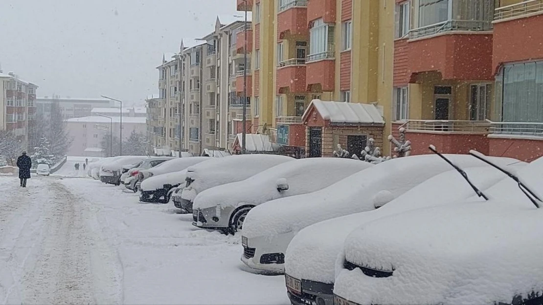 Erzurum'da kar kalınlığı 40 santimetreye ulaştı