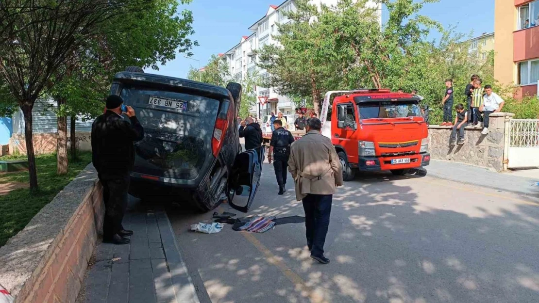 Erzurum'da trafik kazası: 6 yaralı