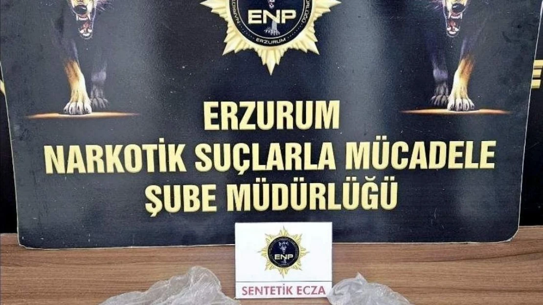 Erzurum'da uyuşturucu operasyonu