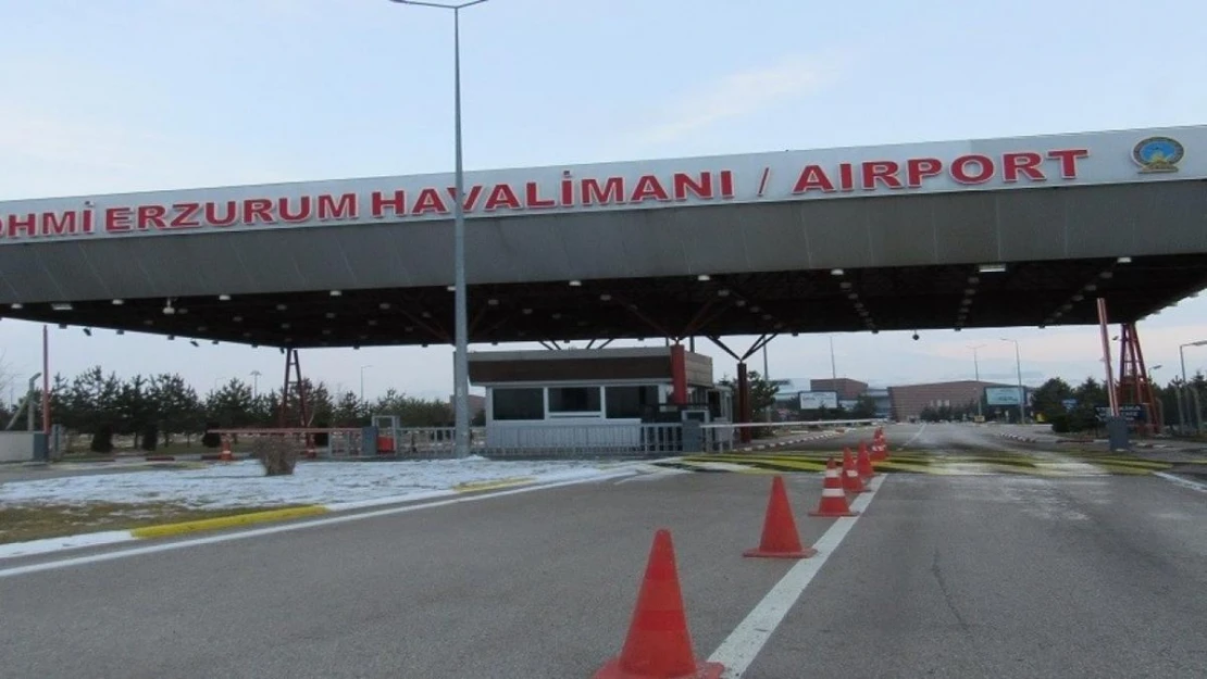 Erzurum Havalimanı'nda ocak ayında 106 bin 546 yolcuya hizmet verildi