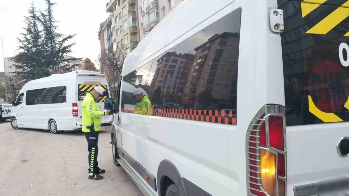 Eskişehir'de okul servislerine denetim